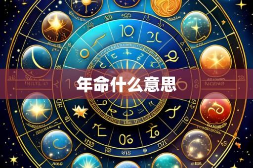 年命什么意思