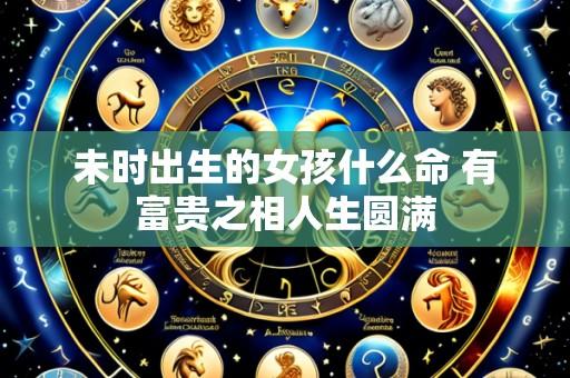 未时出生的女孩什么命 有富贵之相人生圆满