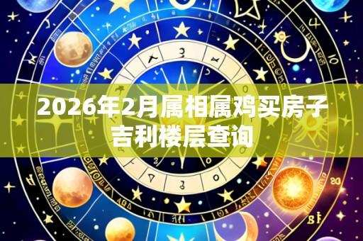 2026年2月属相属鸡买房子吉利楼层查询