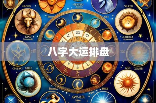 八字大运排盘