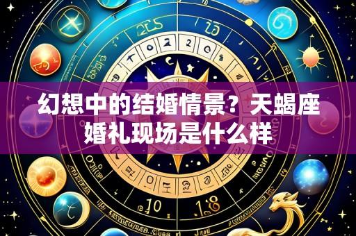 幻想中的结婚情景?天蝎座婚礼现场是什么样