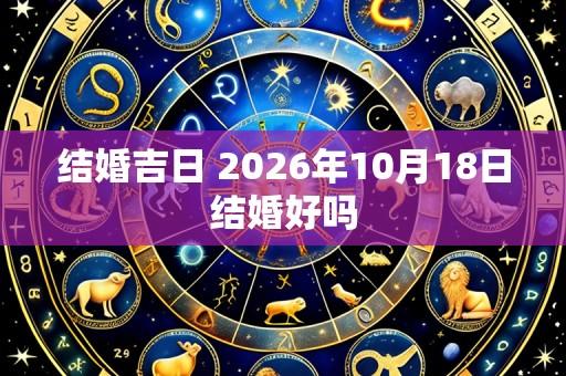 结婚吉日 2026年10月18日结婚好吗