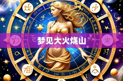 梦见大火烧山
