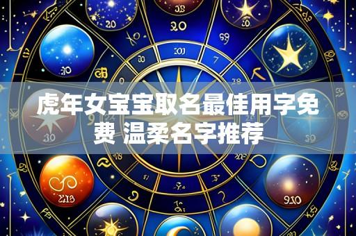 虎年女宝宝取名最佳用字免费 温柔名字推荐