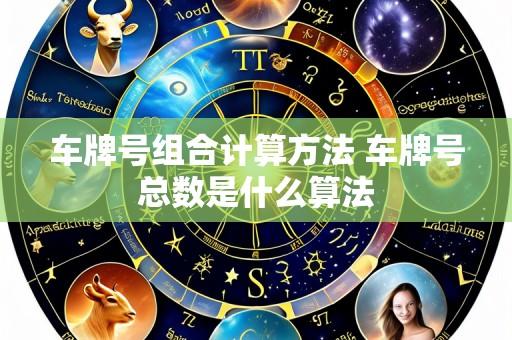 车牌号组合计算方法 车牌号总数是什么算法
