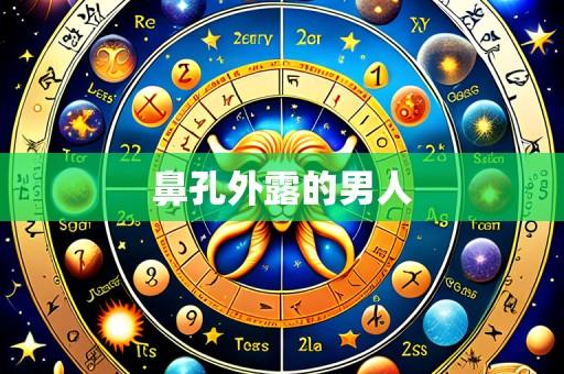 鼻孔外露的男人