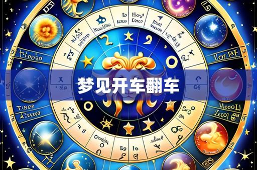 梦见开车翻车