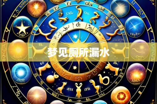 梦见厕所漏水