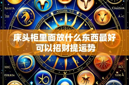 床头柜里面放什么东西最好 可以招财提运势