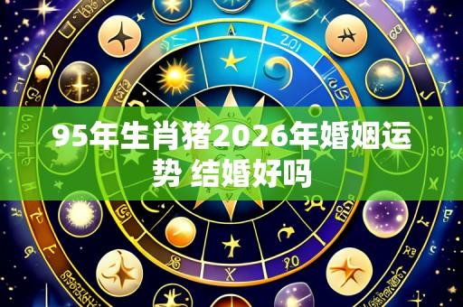 95年生肖猪2026年婚姻运势 结婚好吗