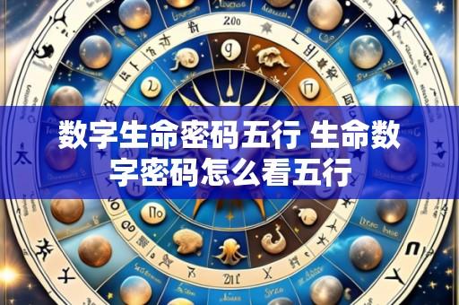 数字生命密码五行 生命数字密码怎么看五行