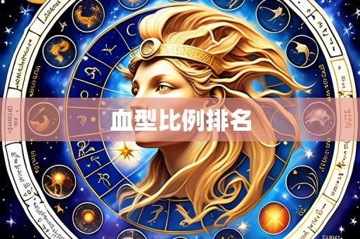 血型比例排名