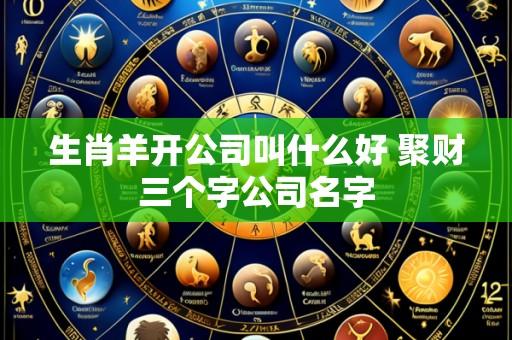 生肖羊开公司叫什么好 聚财三个字公司名字