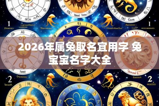2026年属兔取名宜用字 兔宝宝名字大全