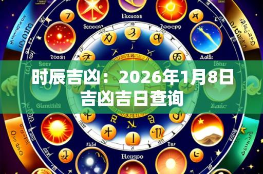 时辰吉凶:2026年1月8日吉凶吉日查询