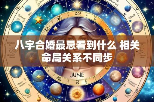 八字合婚最忌看到什么 相关命局关系不同步