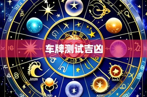 车牌测试吉凶