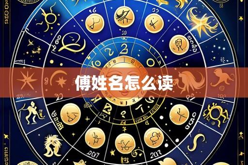 傅姓名怎么读