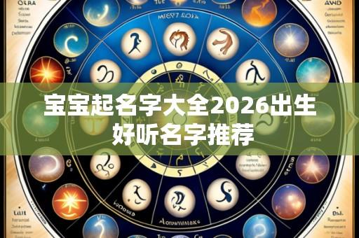 宝宝起名字大全2026出生 好听名字推荐