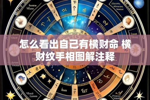 怎么看出自己有横财命 横财纹手相图解注释