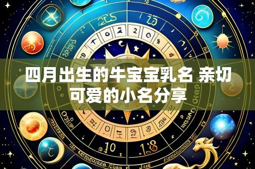 四月出生的牛宝宝乳名 亲切可爱的小名分享