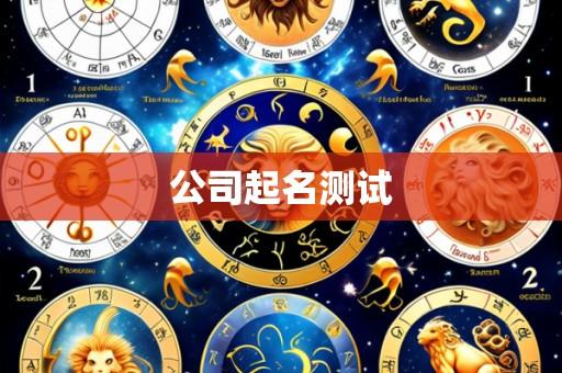 公司起名测试