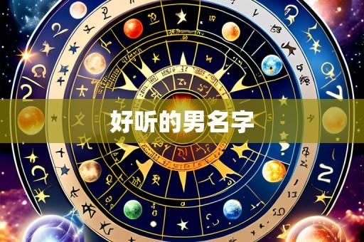 好听的男名字