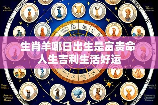 生肖羊哪日出生是富贵命 人生吉利生活好运