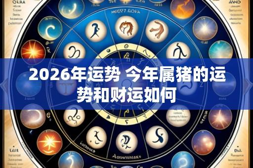 2026年运势 今年属猪的运势和财运如何