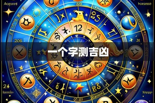 一个字测吉凶