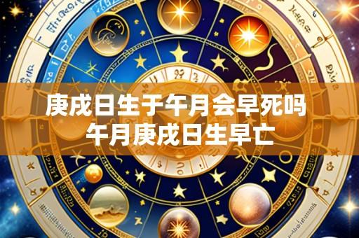 庚戌日生于午月会早死吗 午月庚戌日生早亡