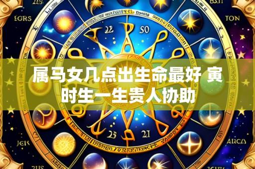 属马女几点出生命最好 寅时生一生贵人协助