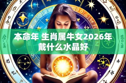 本命年 生肖属牛女2026年戴什么水晶好