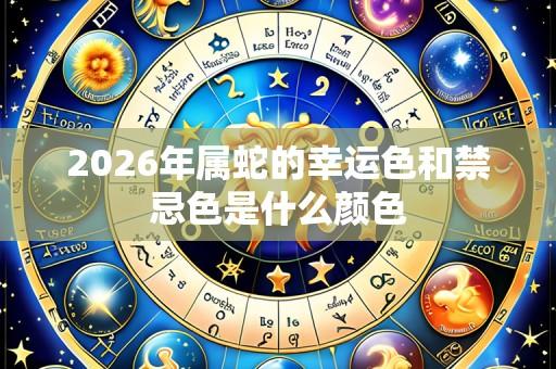 2026年属蛇的幸运色和禁忌色是什么颜色