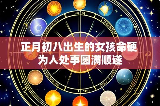 正月初八出生的女孩命硬 为人处事圆满顺遂