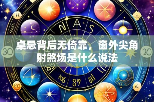 桌忌背后无倚靠,窗外尖角射煞场是什么说法