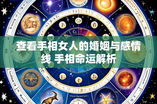 查看手相女人的婚姻与感情线 手相命运解析