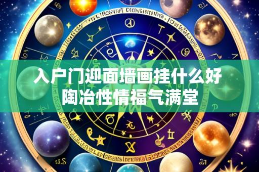 入户门迎面墙画挂什么好 陶冶性情福气满堂