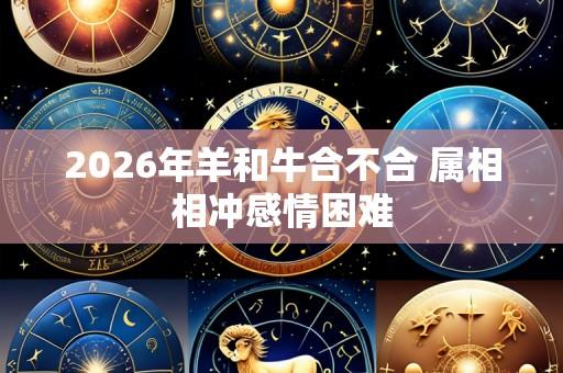 2026年羊和牛合不合 属相相冲感情困难