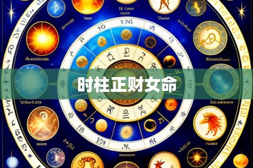 时柱正财女命