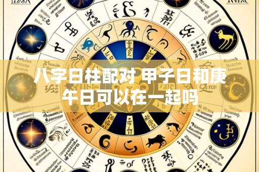 八字日柱配对 甲子日和庚午日可以在一起吗