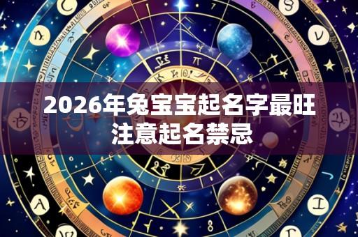 2026年兔宝宝起名字最旺 注意起名禁忌