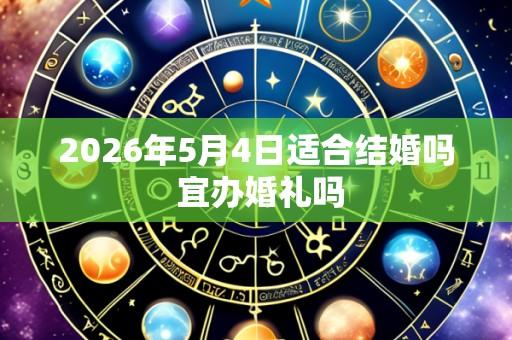 2026年5月4日适合结婚吗 宜办婚礼吗