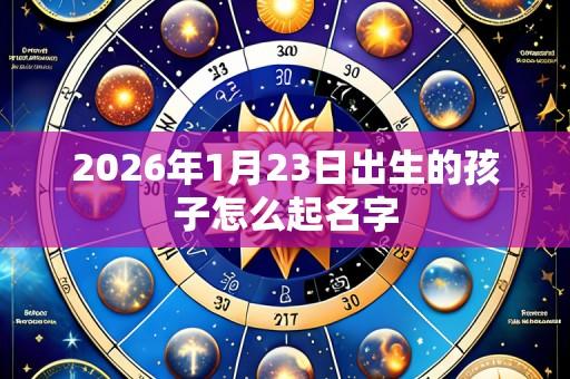 2026年1月23日出生的孩子怎么起名字