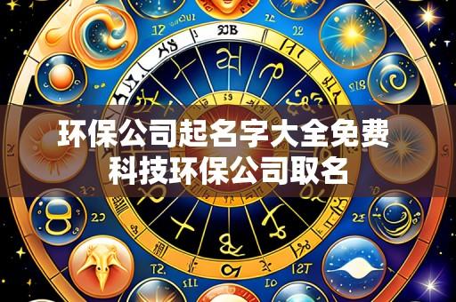 环保公司起名字大全免费 科技环保公司取名
