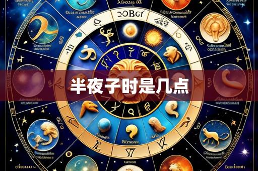 半夜子时是几点
