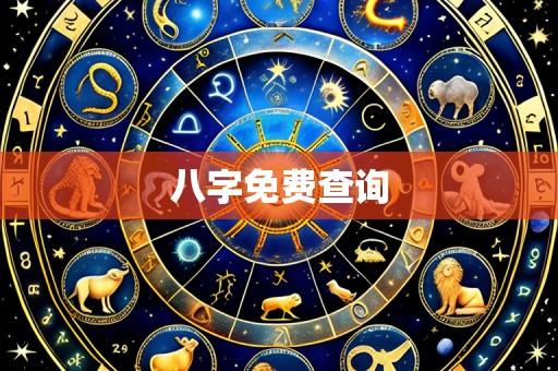 八字免费查询