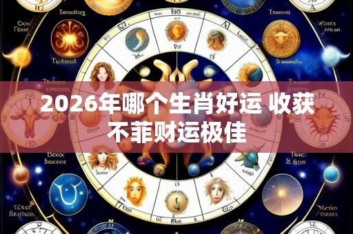 2026年哪个生肖好运 收获不菲财运极佳