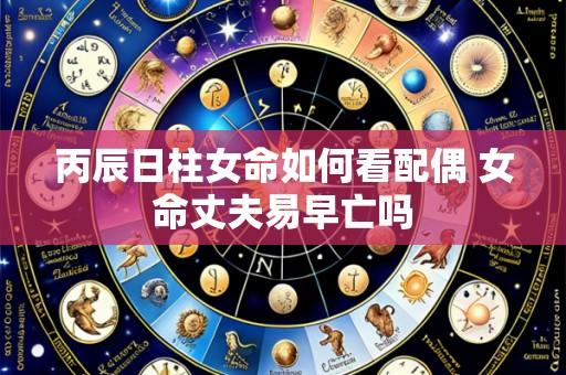 丙辰日柱女命如何看配偶 女命丈夫易早亡吗