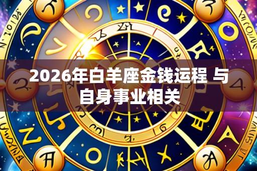 2026年白羊座金钱运程 与自身事业相关
